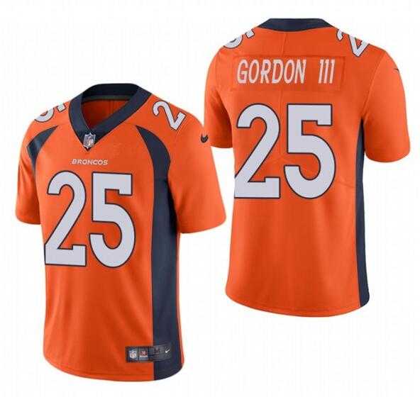 Nike Broncos 25 Melvin Gordon III Orange Vapor Untouchable Limited Jersey Dzhi